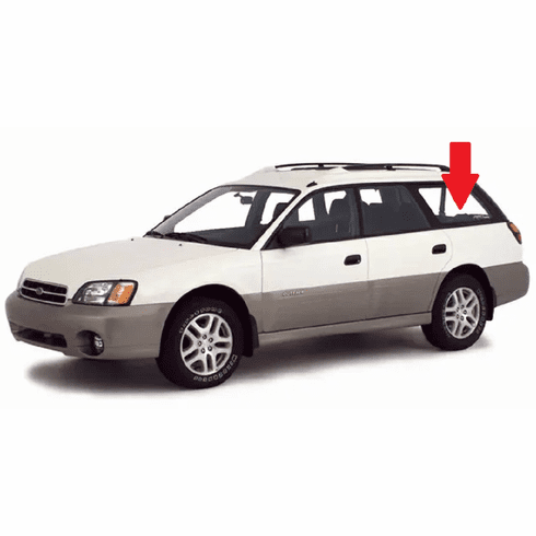 Quarter Glass Driver Side Subaru Outback 2000-2001 2 Door Coupe
