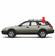 Quarter Glass Driver Side Subaru Outback 2005 4 Door Station Wagon