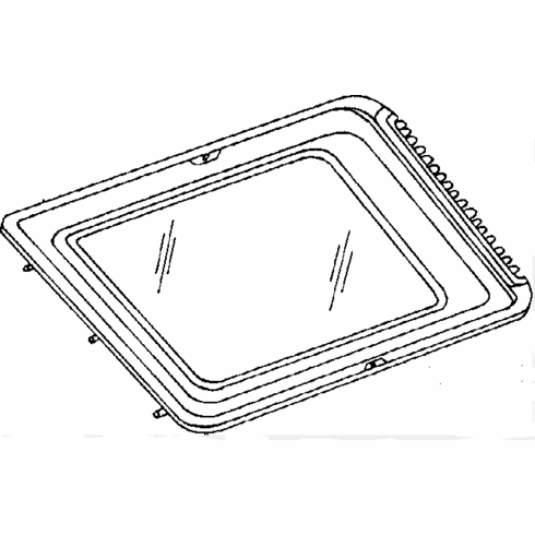 Quarter Glass Driver Side Toyota 4Runner 1990-1995 4 Door Utility