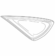 Quarter Glass Driver Side Toyota Avalon 2013-2017 4 Door Sedan