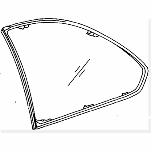 Quarter Glass Driver Side Toyota Camry 1994-1996 2 Door Coupe