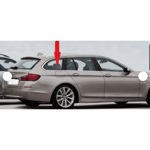 Quarter Glass Passenger side BMW 535 2011 4 Door Station Wagon