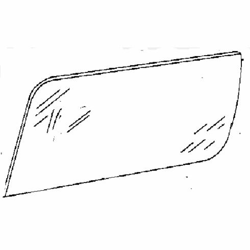 Quarter Glass Passenger Side Ford Bronco 2 Door Utility 1984-1996