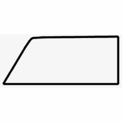 Quarter Glass Passenger side Jeep Cherokee 1963 -1983 4 Door Utility 