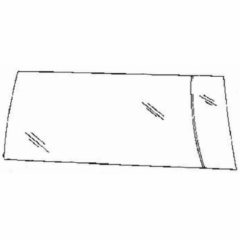 Quarter Glass Passenger side Jeep Cherokee 1999-2001 2 Door Utility 