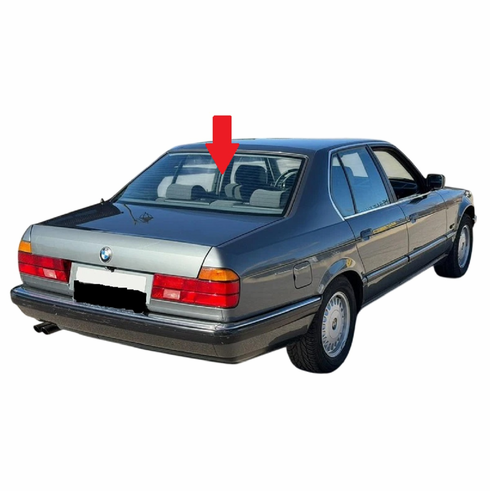 Rear Back Window Glass BMW 7 Series 4 Door Sedan 1978-1987