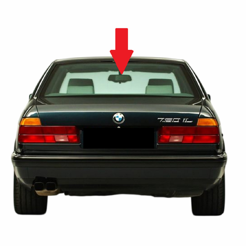 Rear Back Window Glass BMW 7-Series 4 Door Sedan 1988-1994