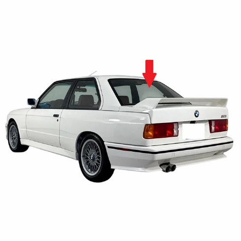 Rear Back Window Glass BMW M3 2 Door Sedan 1988-1991