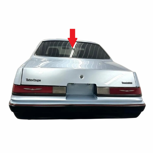 Rear Back Window Glass Ford Thunderbird 2 Door Coupe 1988