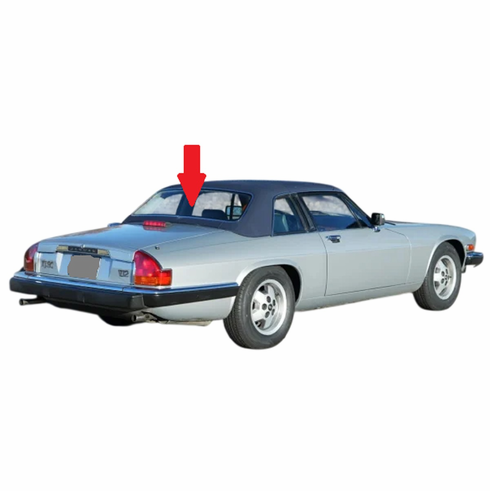 Rear Back Window Glass Jaguar XJ-SC 2 Door Convertible 1976-1988