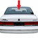 Rear Back Window Glass Lincoln Continental 4 Door Sedan 1988-1993
