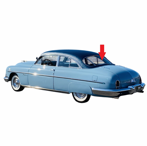 Rear Back Window Glass Lincoln Cosmopolitan 2 Door Coupe 1949-1951