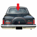 Rear Back Window Glass Lincoln Mark VI 4 Door Hardtop 1980-1983