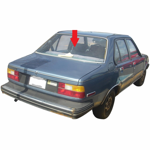 Rear Back Window Glass Renault 18i 4 Door Sedan 1981-1986