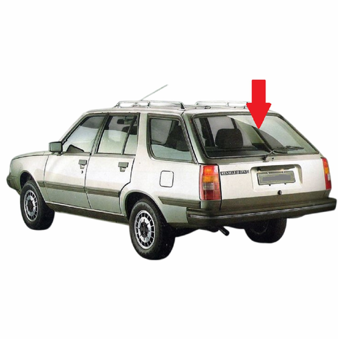 Rear Back Window Glass Renault 18i 4 Door Station Wagon 1981-1986