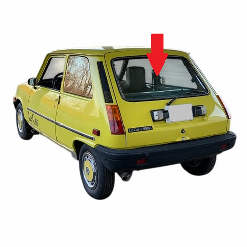 Rear Back Window Glass Renault LeCar 2 Door Hatchback 1976-1984