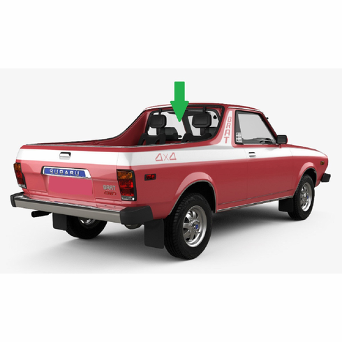Rear Back Window Glass Subaru Brat 2 Door Pickup 1977-1981