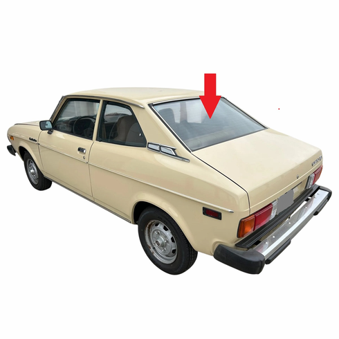 Rear Back Window Glass Subaru DL 2 Door Sedan 1978-1979