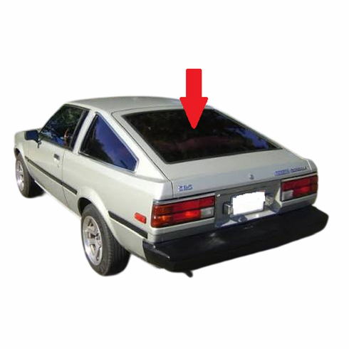 Rear Back Window Glass Toyota Corolla 2 Door Hardtop 1980-1983