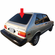 Rear Back Window Glass Toyota Corona 2 Door Hardtop 1974-1978