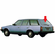 Rear Back Window Glass Toyota Corona 4 Door Station Wagon 1979-1982