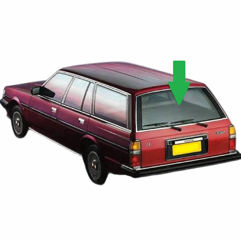 Rear Back Window Glass Toyota Cressida 4 Door Hatchback 1985-1986