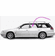Rear Door Glass Driver Side Subaru Legacy 1990-1994 4 Door Station Wagon