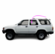 Rear Door Glass Driver Side Toyota 4Runner 1990-1995 4 Door Utility