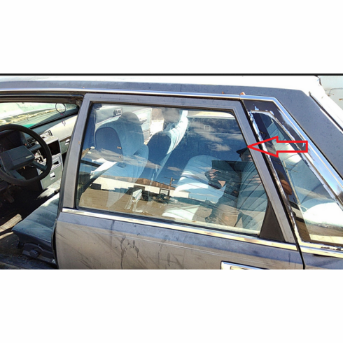 Rear Door Glass Driver Side Toyota Camry 1983-1986 4 Door Hatchback