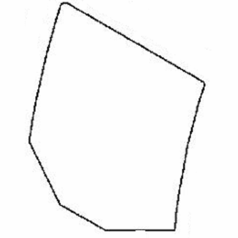 Rear Door Glass Passenger Side BMW 530 2006-2007 4 Door Station Wagon