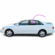 Rear Door Glass Passenger Side Toyota Avalon 2000-2004 4 Door Sedan