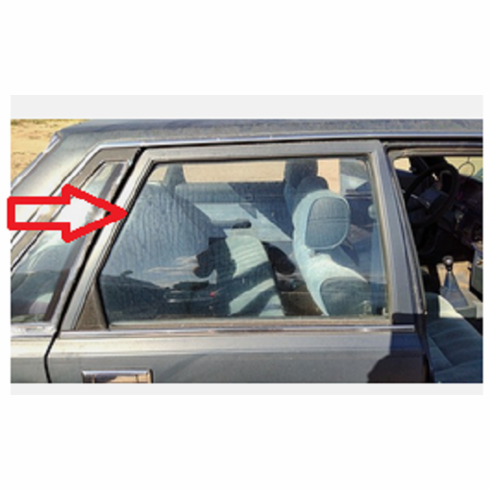 Rear Door Glass Passenger Side Toyota Camry 1983-1986 4 Door Hatchback