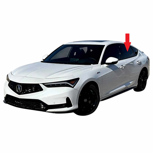 Rear Driver Door Glass Acura Integra 4 Door Hatchback 2023-2026