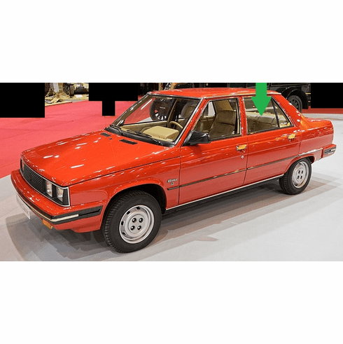 Rear Driver Side Door Glass American Motors Alliance 4 Door Sedan 1983-1987