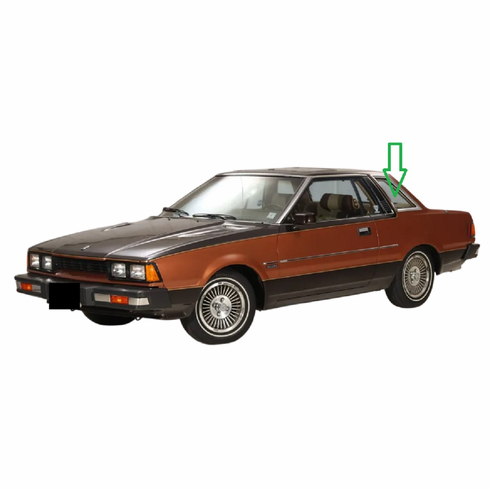 Rear Driver Side Quarter Glass Nissan 200SX 2 Door Hardtop 1980-1983