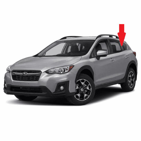 Rear Driver Side Vent Glass Subaru Crosstrek 4 Door Utility 2018-2023