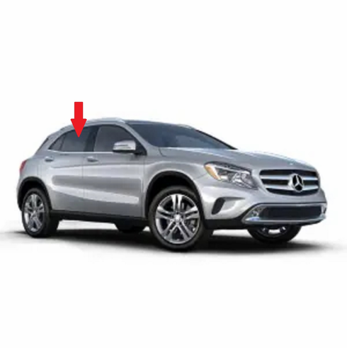 Rear Passenger Side Door Glass Mercedes Benz GLA 4 Door Utility 2015-2020