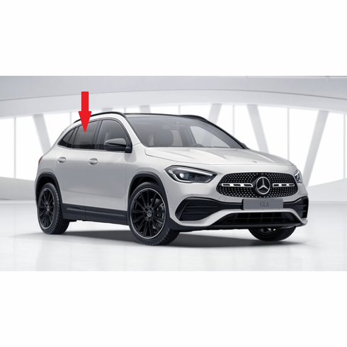 Rear Passenger Side Door Glass Mercedes Benz GLA 4 Door Utility 2021-2023