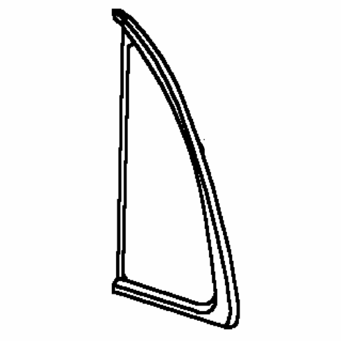 Rear Quarter Glass Driver Side Toyota Avalon 2000-2005 4 Door Sedan