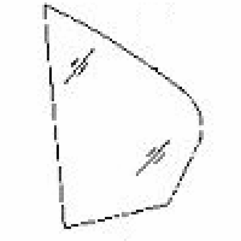 Rear Vent Glass Driver Side BMW 525 2001-2003 4 Door Station Wagon