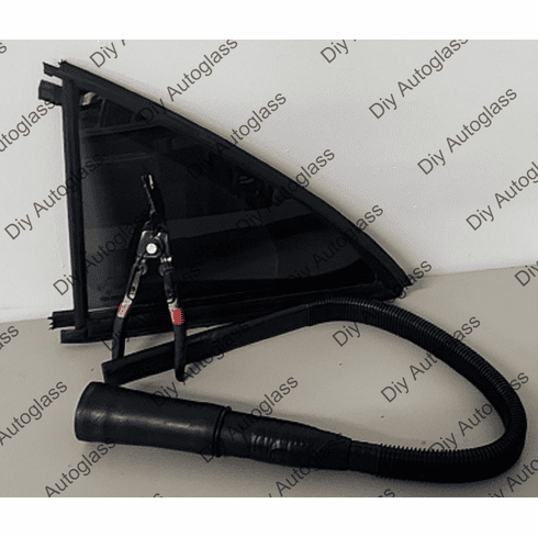 Rear Vent Glass Driver Side Mercedes Benz S600 2007-2013 4 Door Sedan, Encapsulated, Solar