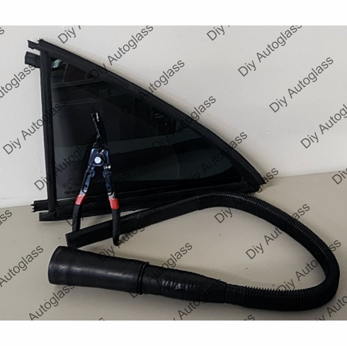 Rear Vent Glass Driver Side Mercedes Benz S600 2007-2013 4 Door Sedan, Encapsulated, Solar