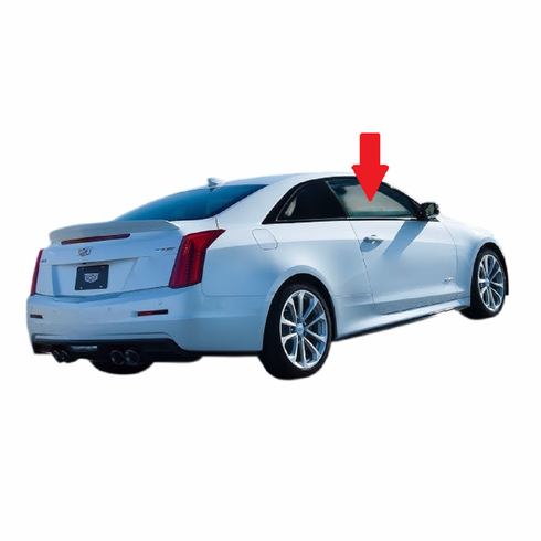 Right Front Door Glass Cadillac ATS 2 Door Coupe 2015-2017 