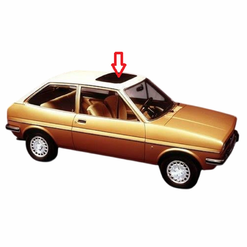 Sunroof Glass Ford Fiesta 2 Door Hatchback 1977-1981