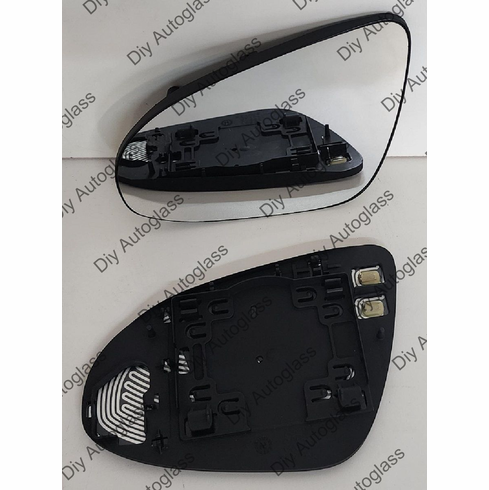 Toyota Camry 2012 2013 2014 Driver Side Heated Mirror Glass W/Backing Plate