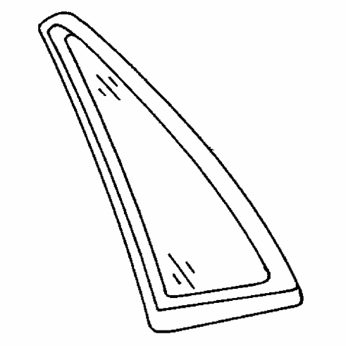 Used DIY Quarter Glass Passenger Side Audi S4  Sedan 2001 2002