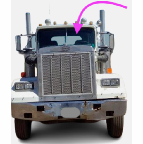 Windshield Driver Side Front Glass Autocar AT64F Conventional Cab 1967-1977