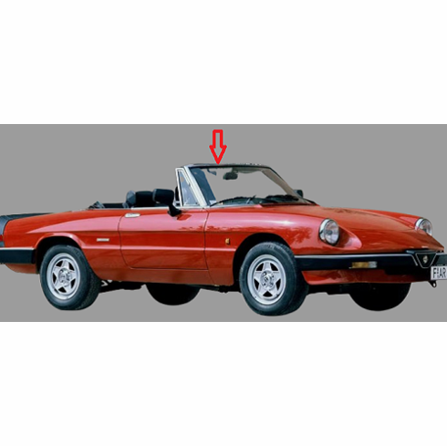 Windshield Front Glass Alfa Romeo Milano 2 Door Convertible 1973-1994