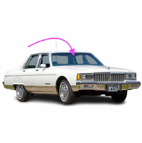 Windshield Front Glass Cadillac Deville 2 Door Coupe 1980-1986