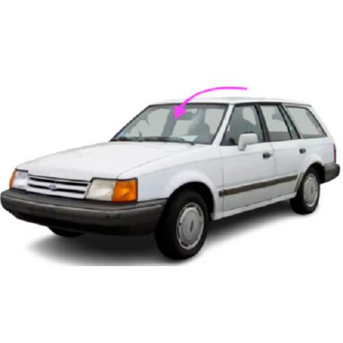 Windshield Front Glass Ford Escort 2 Door Hatchback 1989-1990